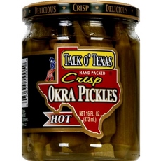 Talk O Texas Hot Pickled Okra (6x16Oz)