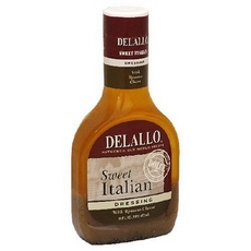 De Lallo Sweet Italian Dressing With Romano Cheese (6x16Oz)