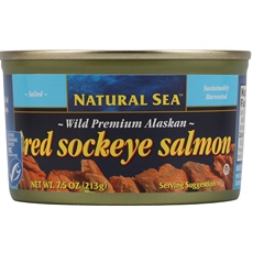 Natural Sea Premium Alaskan Pink Salmon Salted (12×7.5Oz)