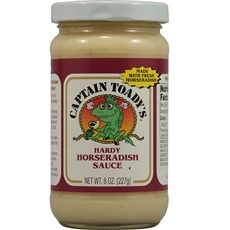 Captain Toady’s Hardy Horseradish Sauce (12×8 Oz)