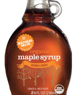 Natural Value Dark Amber Maple Syrup (12x8Oz)