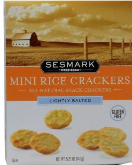 Sesmark Foods Lightly Salted Mini Rice Crackers (6×5.25 Oz)