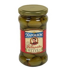 Napoleon Jalapeno Stuffed Olives (12×6.5Oz)