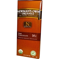 Newman’s Own Organics Dark Chocolate Bar (12×3.25Oz)