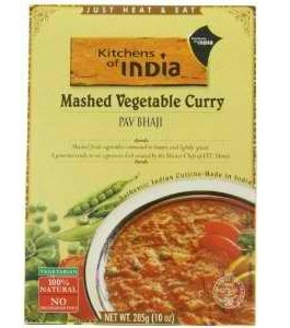 Kitchens Of India Ready To Eat Pav Bhaji Mashed Vegtable Curry (6x10Oz)