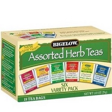 Bigelow 6 Assorted Herbal Teas (6×18 Bag )