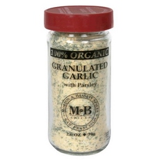 Morton & Bassett Organic Granulated Garlic With Parsley (3×2.6Oz)