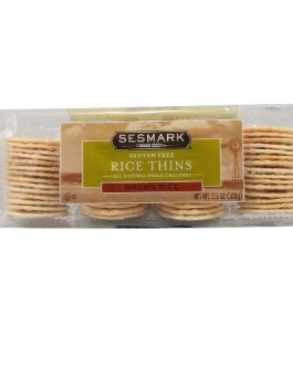 Sesmark Foods Brown Rice Rice Thins (6×3.2 Oz)