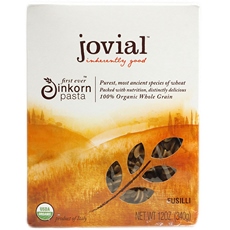 Jovial 100 % Organic Whole Grain Einkorn Fusilli (12x12Oz)