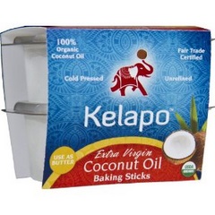 Kelapo Extra Virgin Sticks Fair Trade Coconut Oil (6×8 Oz)