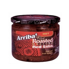 Arriba! Fire Roasted Mexican Red SalsaHot (6x16Oz)