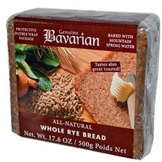 Bavarian Organic Whole Rye Bread (6×17.6Oz)