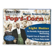 Newman’s Own Organics Microwave Light Butter Pop’s Corn (12x3x2.8 Oz)