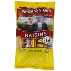 Newman’s Own Organics Raisins Mini Boxes (12x14x.5 Oz)