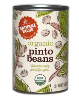 Natural Value Organic Beans Pinto (12x15Oz)