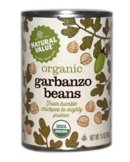 Natural Value Organic Beans Garbanzo (12x15Oz)