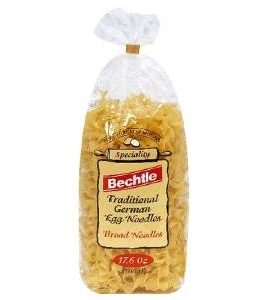 Bechtle Traditional German Egg Noodles Broad Noodles (12×17.6Oz)