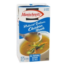 Manischewitz Low Sodium Chicken Broth (12×14 Oz)