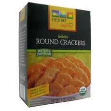 Field Day Organic Golden Round Crackers (12x8Oz)