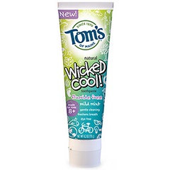 Tom’s Of Maine Wicked Cool Mild Mint Kid’s Toothpaste Flouride Free(6×4.2 Oz)