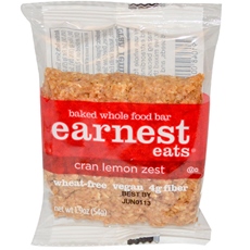 Earnest Eats Bar Cran Lemon Zest (12×1.9Oz)