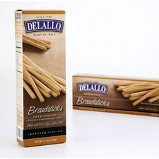 De Lallo Italian Traditional Grissini Breadsticks (12×4.4Oz)