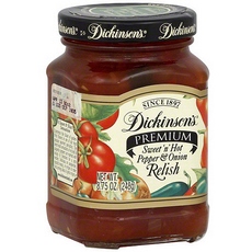 Dickinson Premium Sweet And Hot Pepper Onion Relish (6×8.75Oz)