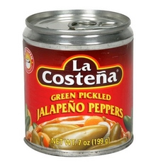 La Costena Jalapeno Peppers  (12x12Oz)