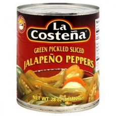 La Costena Sliced Jalapeno Peppers (12x12Oz)