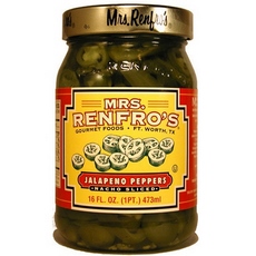 Mrs. Renfro’s Nacho Sliced Jalapeno Peppers (6x16Oz)