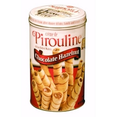 De Beukelaer Chocolate Hazelnut Pirouline Rolled Wafers (6x14Oz)