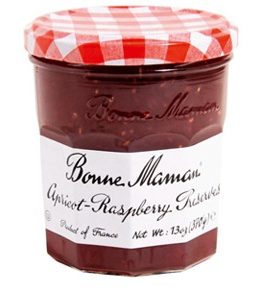 Bonne Maman Bonne Apricot Raspberry Preserve (Qty; 6×13 Oz)