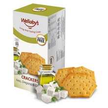 Wellaby’s Feta Oregano Olive Oil Crackers (6×3.9 Oz)