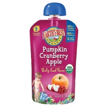 Earth’s Best Pumpkin Cranberry Apple Puree (2x6x4.2Oz)