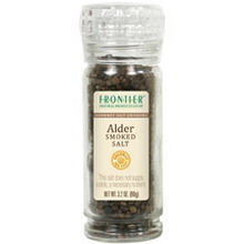 Frontier Natural Products Alder Smoke Salt,Grinder (6×3.2 Oz)