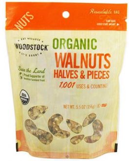 Woodstock Organic Walnut Havles and Pieces (8×5.5 Oz)