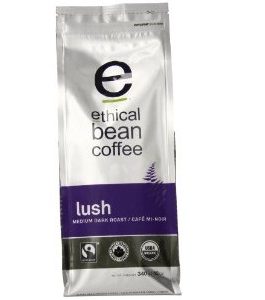 Ethical Bean Lush Medium Dark Roast Coffee (6×12 Oz)