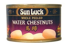 Sun Luck Whole Peeled Water Chestnuts (12×8 Oz)