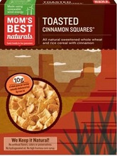 Mom’s Best Toasted Cinnamon Squares Cereal (14×17.5Oz)