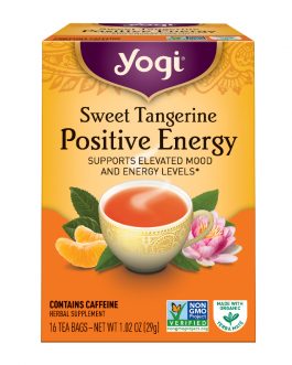 Yogi Teas Sweet Tangerine Positive Energy Tea (6×16 Bag)