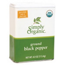 Simply Organic Ground Black Pepper Tin (6×4 Oz)