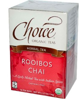 Choice Organic Teas Rooibos Chai (6×16 Bag)