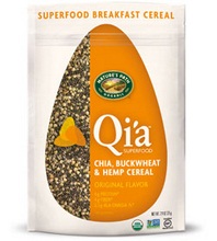 Nature’s Path Qi’a Superfood Original Flavor Chia, Buckwheat & Hemp Cereal (10×7.94 Oz)