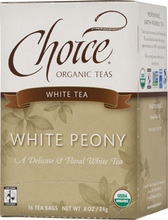 Choice Organic Teas White Peony (6×16 Bag)