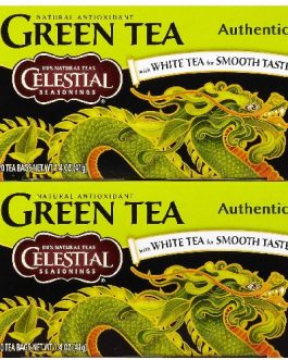 Celestial Seasonings Authentic Green Tea (6×20 Bag)