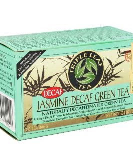 Triple Leaf Tea Jasmine Decaf Green Tea (6×20 Bag)