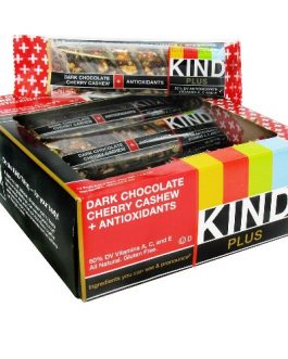 Kind Dark Chocolate Cherry Cashew + Antioxidants Bar (12×1.4 Oz)