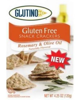 Glutino Rosemary & Olive Oil Crackers (6×4.25 Oz)