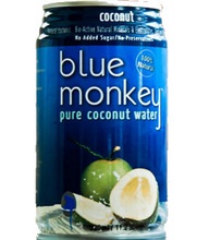 Blue Monkey 100% Natural Coconut Water (24×11.2 Oz)