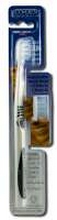 Eco-Dent TerraDent Replaceable Head Toothbrushes Adult31 Medium (6×3 PK)